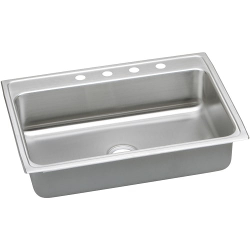 Elkay LRADQ312265 Gourmet 31' Single Basin Drop In Stainless Steel Kitchen Sink