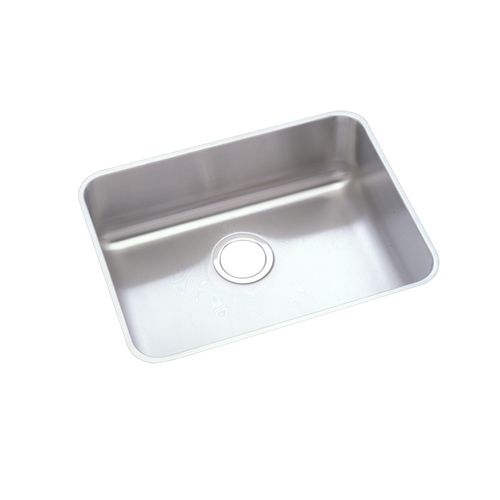 Elkay ELUH211510DBG Gourmet Lustertone Stainless Steel 23-1/2' x 18-1/4' Single Basin Undermount Kitchen Sink with 10' Depth,