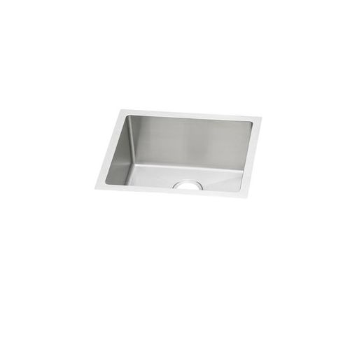 Elkay EFRU191610 Crosstown 21-1/2' Single Basin 16-Gauge Stainless Steel Kitchen Sink for Undermount Installations with