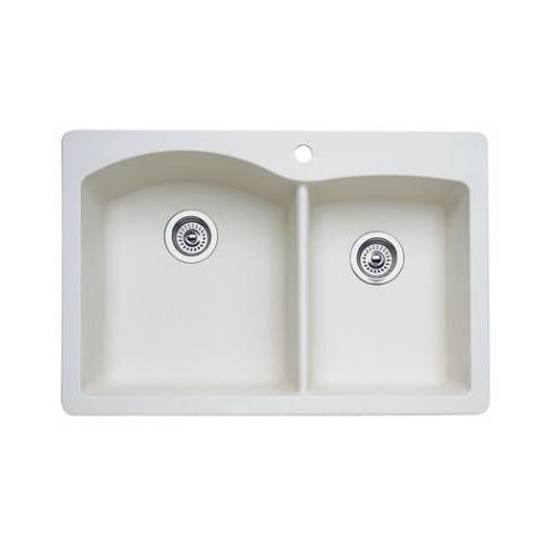 Blanco 440217 Diamond 1-3/4 Basin Silgranit Kitchen Sink 33' x 22'