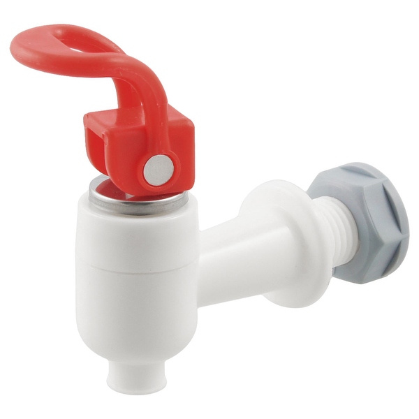 Houseware Red White Push Type Plastic Water Dispenser Tap