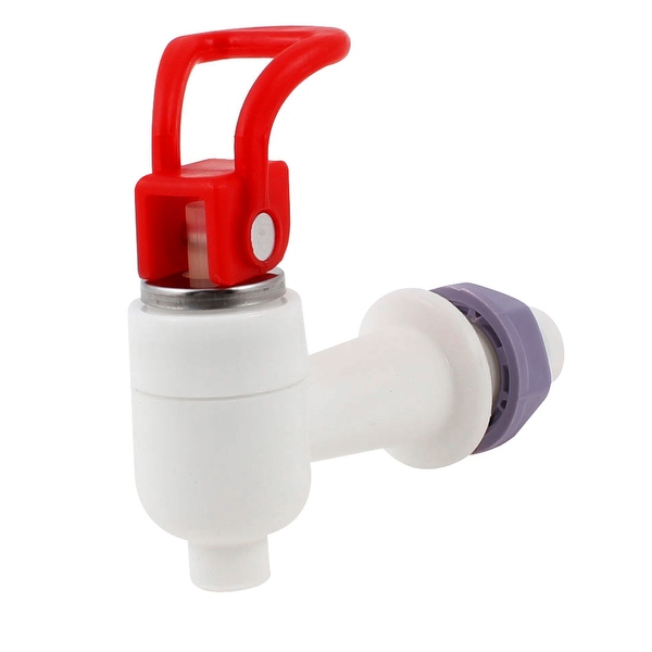 Unique Bargains Push Type Handle 16.5mm Thread Plastic Faucet Tap for Water Dispenser