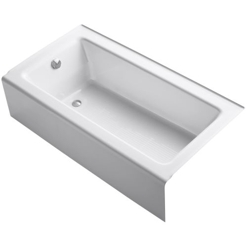 Kohler K-875 Bellwether Collection 60' Three Wall Alcove Bath Tub with Integral Apron and Left Hand Drain