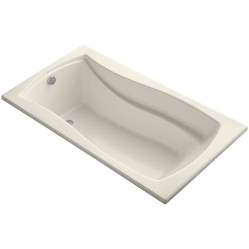 Kohler K-1229 Mariposa Collection 66' Drop In Soaking Bath Tub with Reversible Drain - White