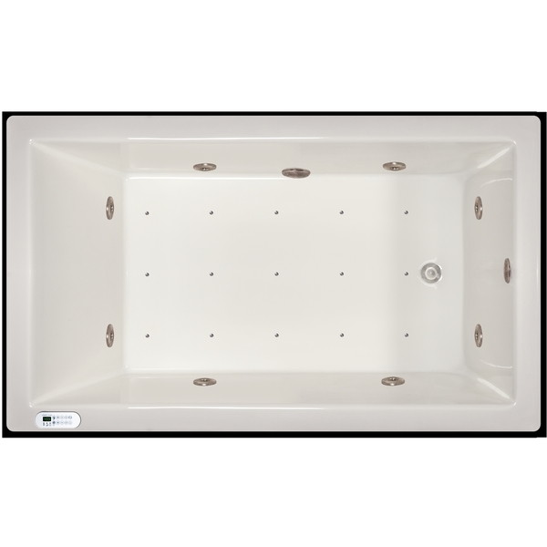 Signature Bath 72-inch x 42-inch x 18-inch Drop-in Whirlpool/Air Combo Tub